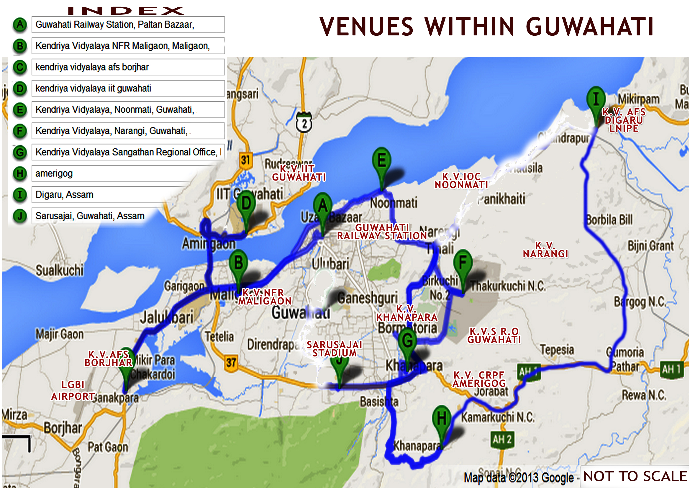 GUWAHATI map